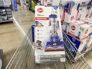 Hoover Total Home Pet Max Vacuum Cleaner in Walmart shopping cart