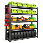 5-Tier Metal Shelving Unit