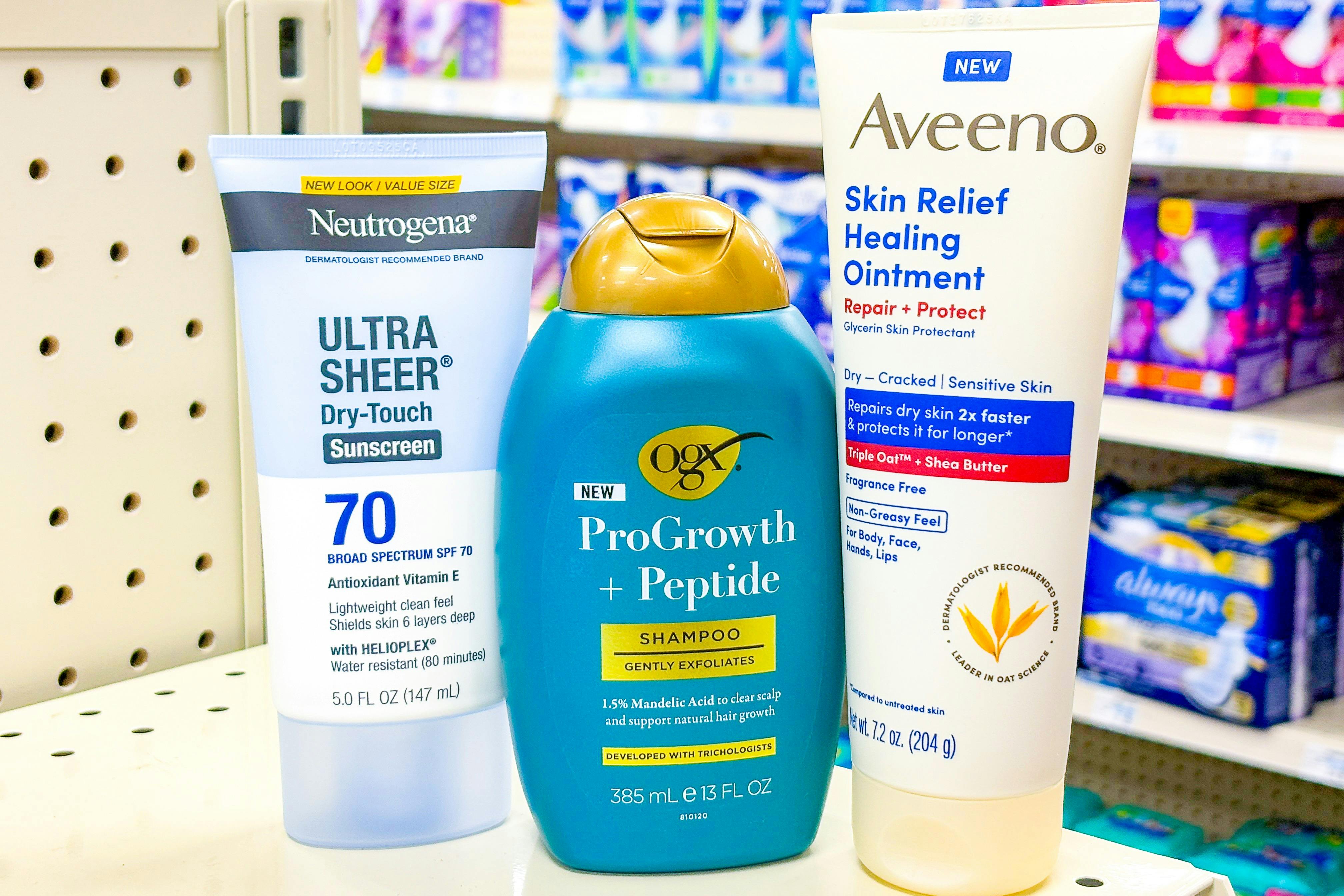 Kenvue brand products on a store shelf