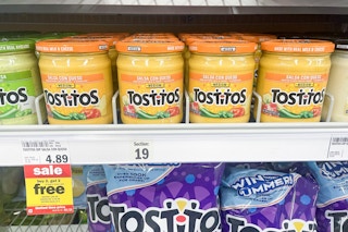 tostitos dips on shelf at meijer