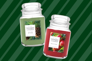 two jars of Yankee Candles