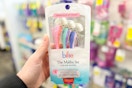 person holding a package of billie disposable razors