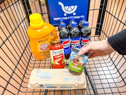 kroger matchup groceries in shopping cart