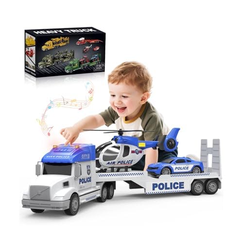 Police Truck Toy Set