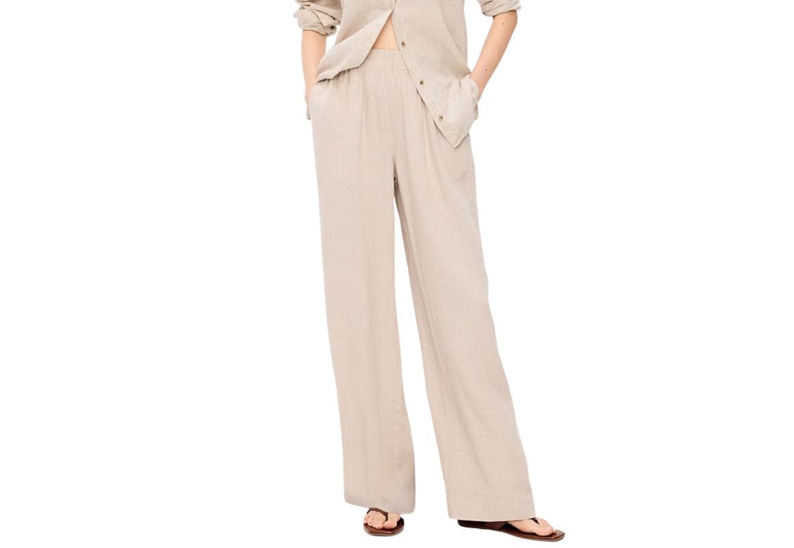 Old Navy Women's Linen-Blend Pants