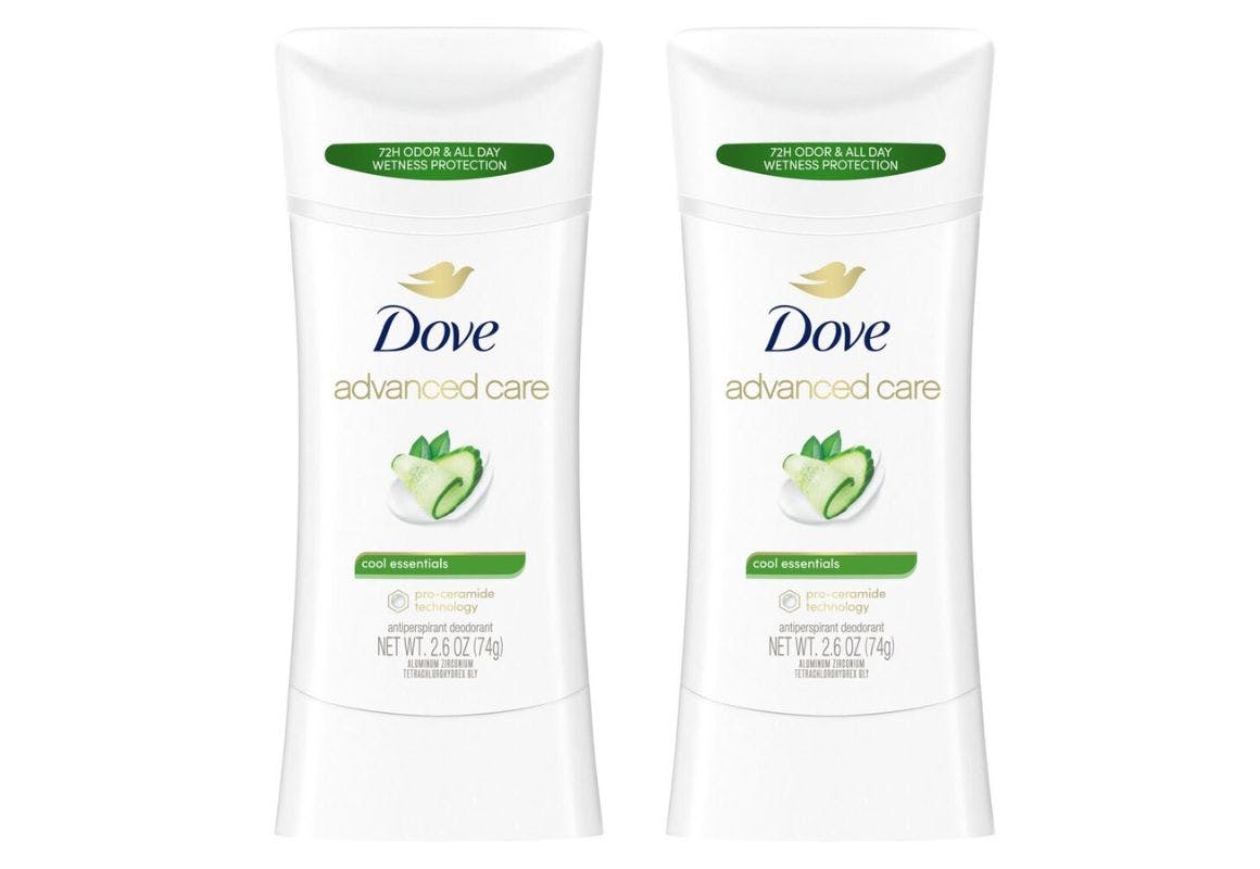 2 Dove Deodorant Sticks