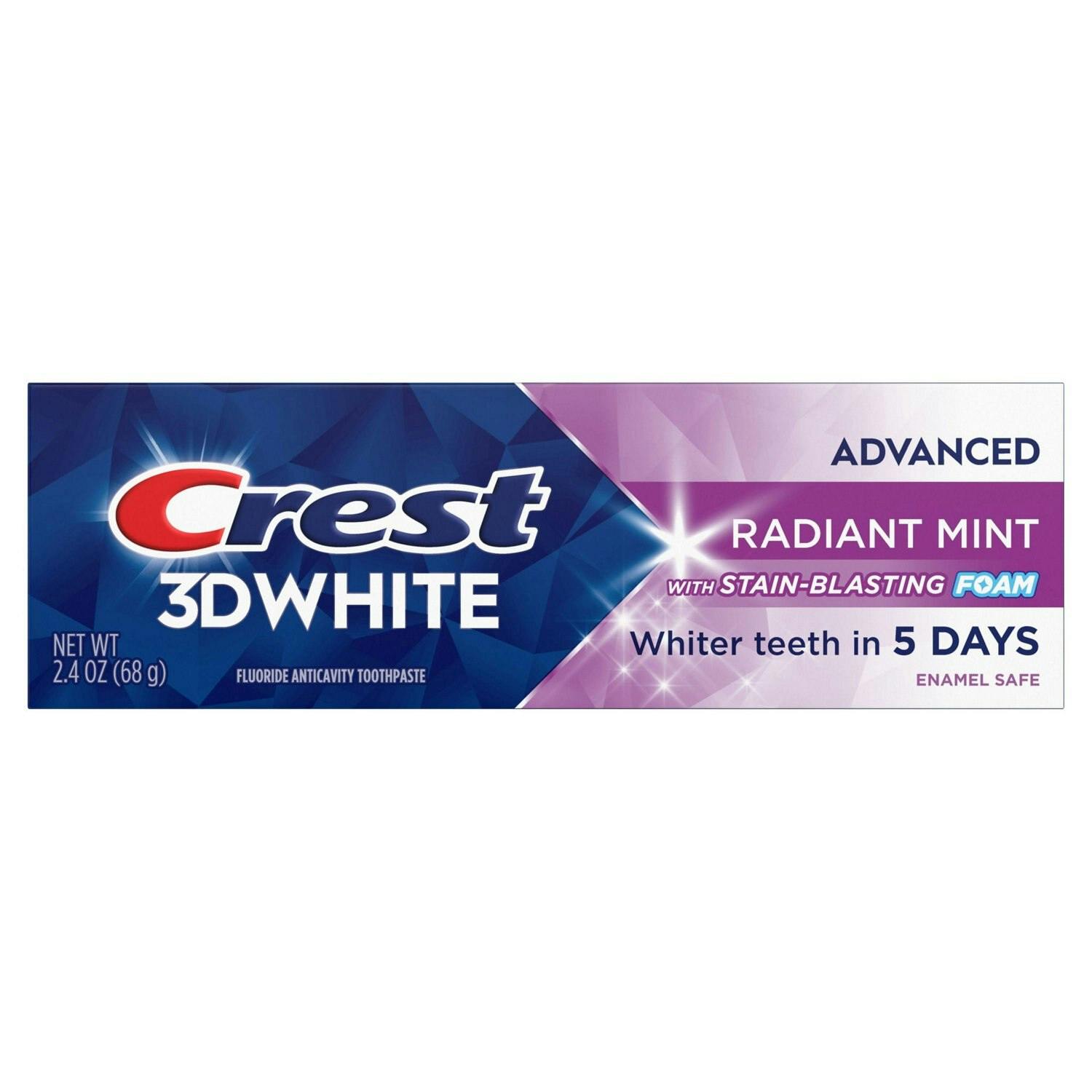 3 Crest 3D White Toothpastes