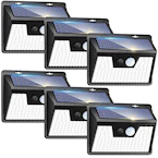 Solar Motion Sensor Lights 6-Pack