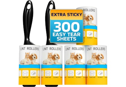 Lint Rollers 5-Pack