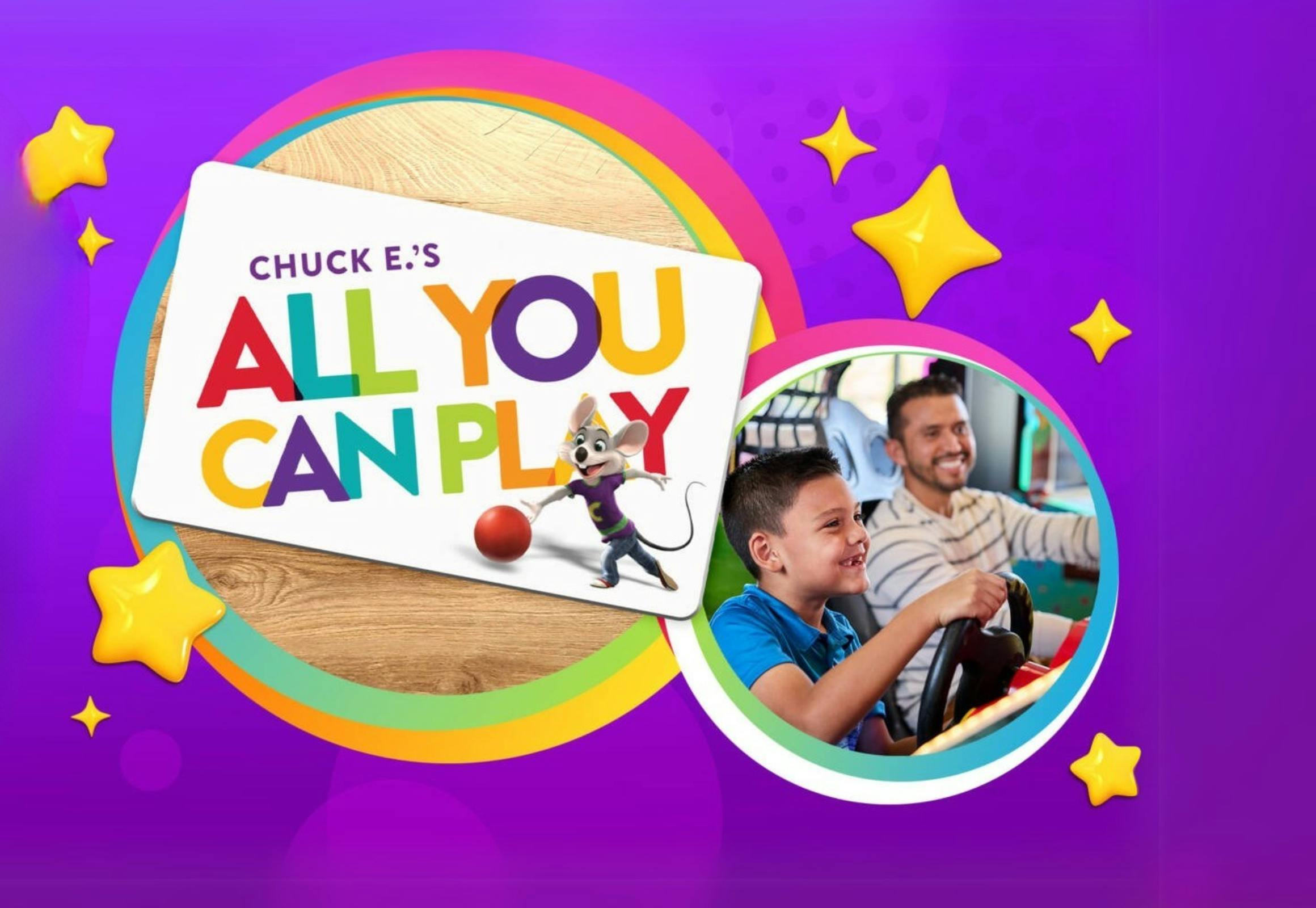 Chuck E. Cheese Weekday Unlimited Games