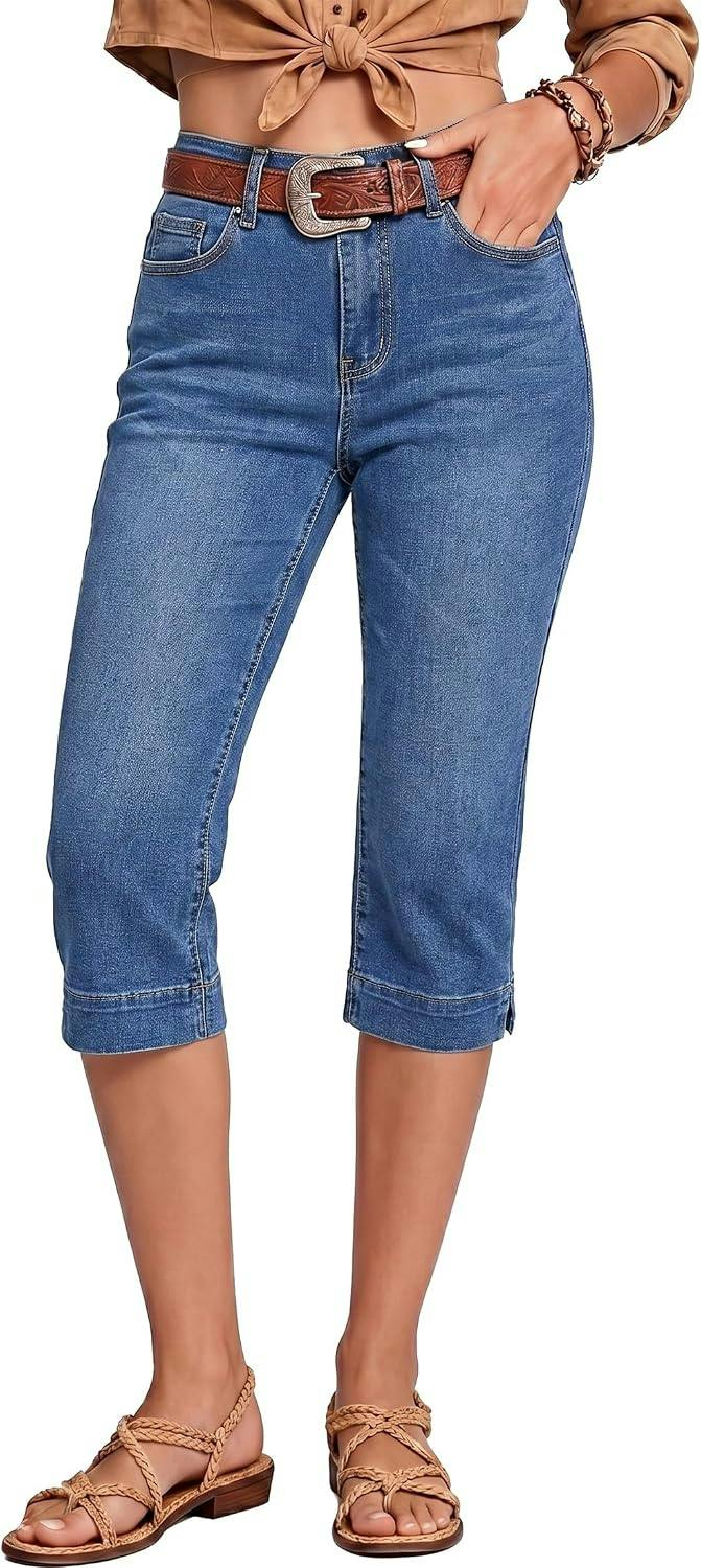 luvamia Women's Capri Jeans