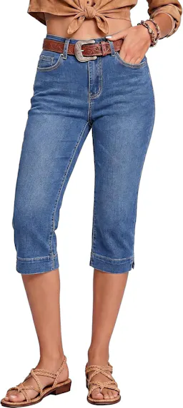 luvamia Women's Capri Jeans