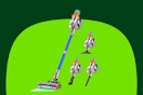 Cordless Vacuum Cleaners for Home,8-in-1/65Min/600W/48Kpa Powerful Suction,Self-Standing 