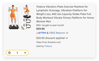 Vibration Plate Exercise Machine