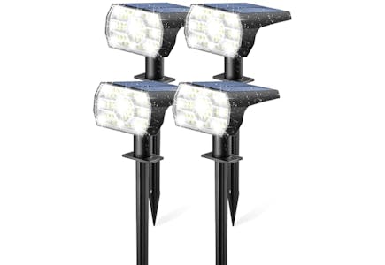 Waterproof Solar Outdoor Lights Set