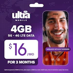 Prepaid SIM Kit 3-Month Subscription