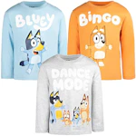Bluey Kids' Long Sleeve 3-Pack