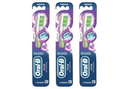 3 Oral-B Toothbrushes