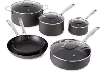 Cooks Hard Anodized Cookware Set