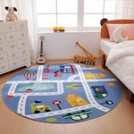 Amazon Basics Kids' Round Area Rug