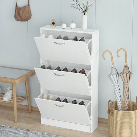 Wooden Shoe Cabinet