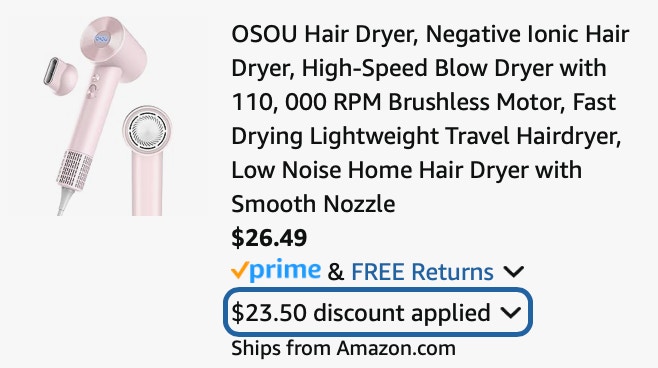 hair dryer