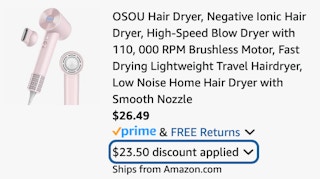 hair dryer