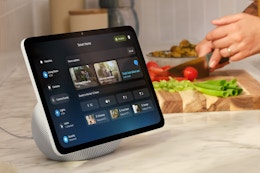 alexa on the kitchen counter