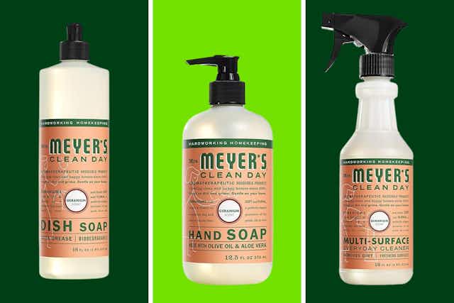 Mrs. Meyer's Kitchen Cleaning Essentials Set, as Low as $11 on Amazon card image