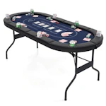 Costway Foldable Poker Table