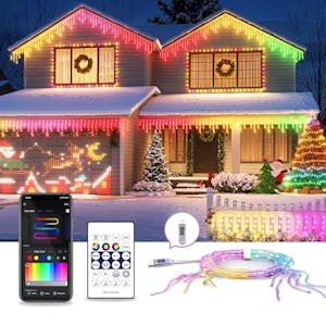 Outdoor Icicle Lights 33-Ft