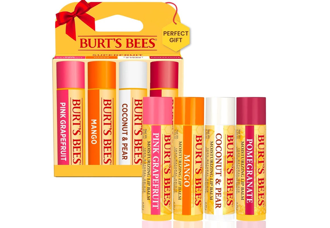 12 Burt's Bees Lip Balms