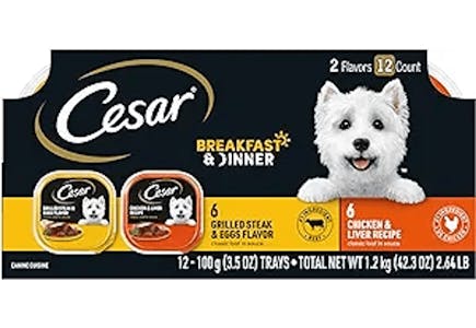 Cesar Wet Dog Food 12-Pack