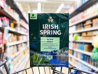 package of 8 Irish Spring bar soaps