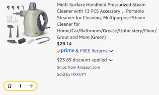 steam cleaner
