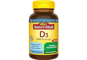 2 Nature Made Vitamin D3