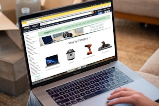 Amazon warehouse computer