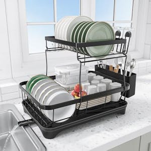 2-Tier Dish Drying Rack