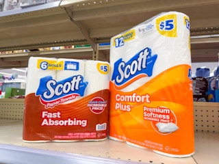 scott paper products on walgreens shelf
