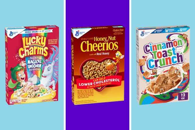 Stock Up on General Mills Cereal for Just $1.38 at Dollar General card image