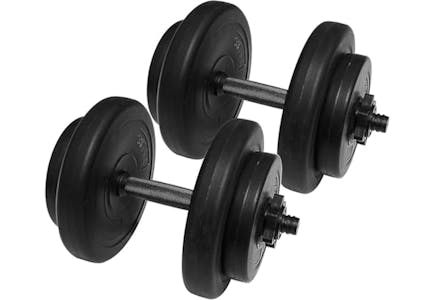 Adjustable Dumbbell Free Weight Set