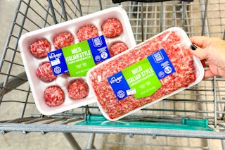 kroger sausage meatballs in shopping cart
