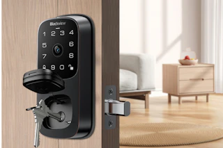 lock being upon on front door