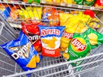 assorted chips in cvs cart