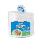 True Living Foam Plates