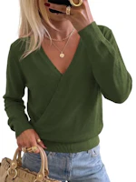 KIRUNDO Women's Wrap Sweater