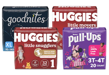 4 Diaper Packs
