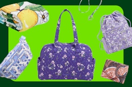 Vera Bradley Is Up to 90% Off: $8 Wallet, $20 Backpack, and More card image