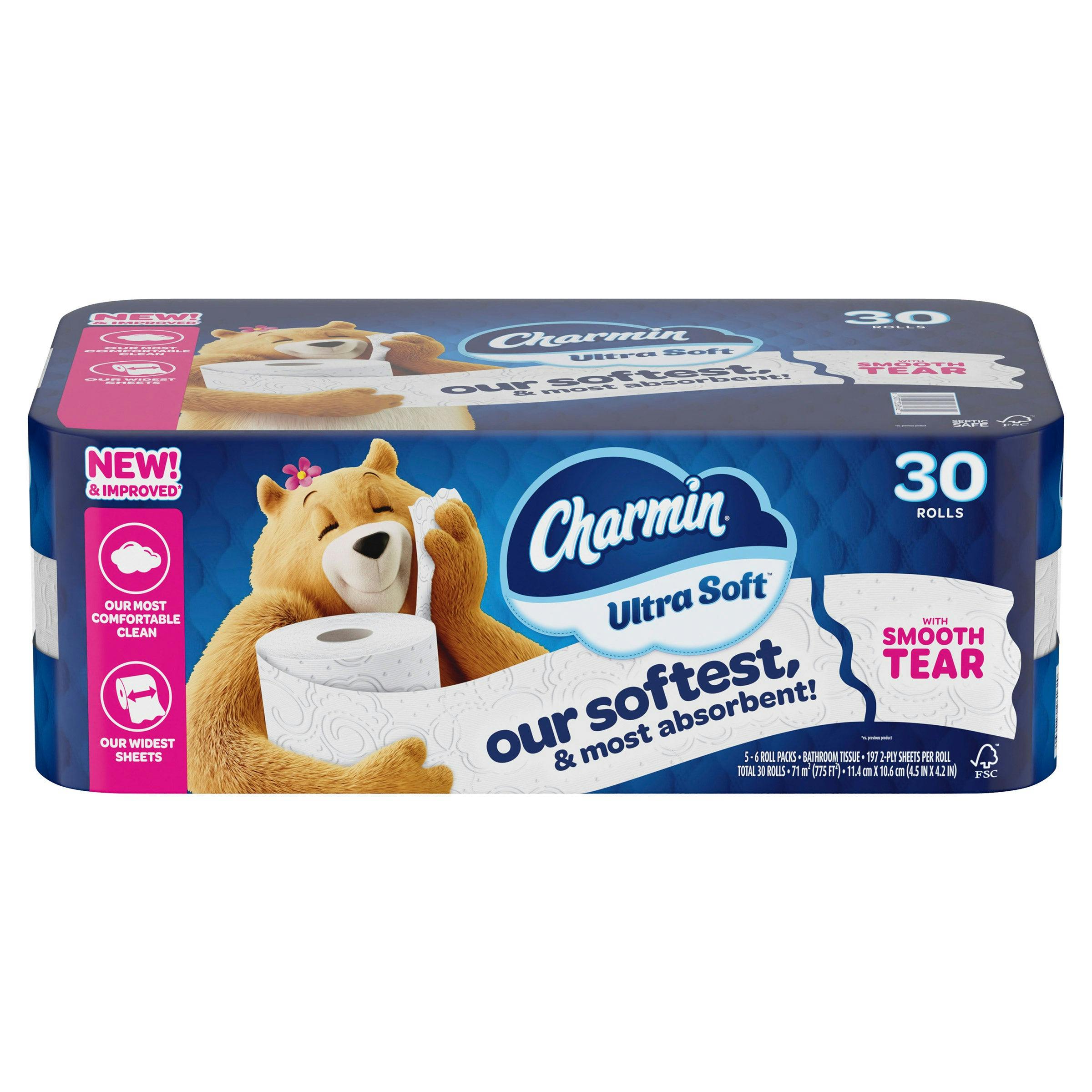 Charmin Ultra Soft Toilet Paper 30-Pack