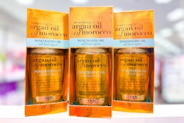 OGX Argan Oil Hair Treatment, as Low as $3.79 at Amazon card image